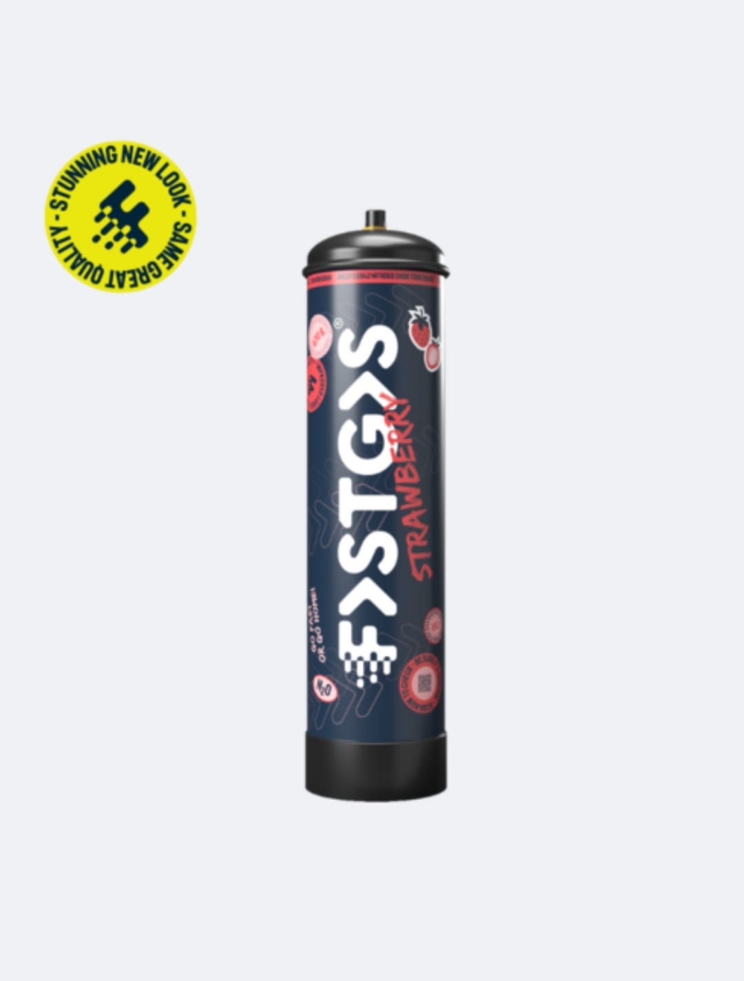 NUEVO FastGas Cargador De Crema Sabor Fresa 670g